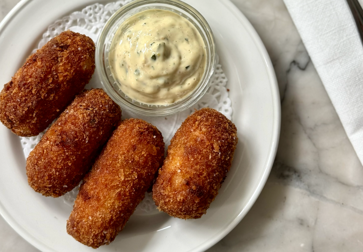 Gilt Brasserie’s Salt Cod Croquettes Chatham Island Food Company